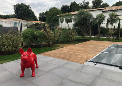 Terrasse en Ipé autour de la piscine – Royan